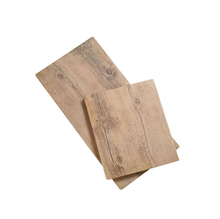 Faux Oak Wood Display with Foot