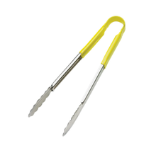Tong with Yellow Coated Handle