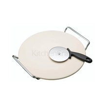Pizza Stone, Stand and Cutter