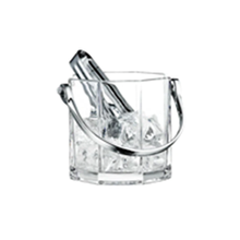 Ice Bucket Glass with Tongs
