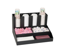 Countertop 8compt Cup, Lid, Straw and Condiment organizer