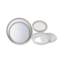 Aluminum Round Fluted Tart Mould